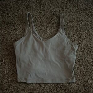 Lululemon Athletica Light Gray Tank Top